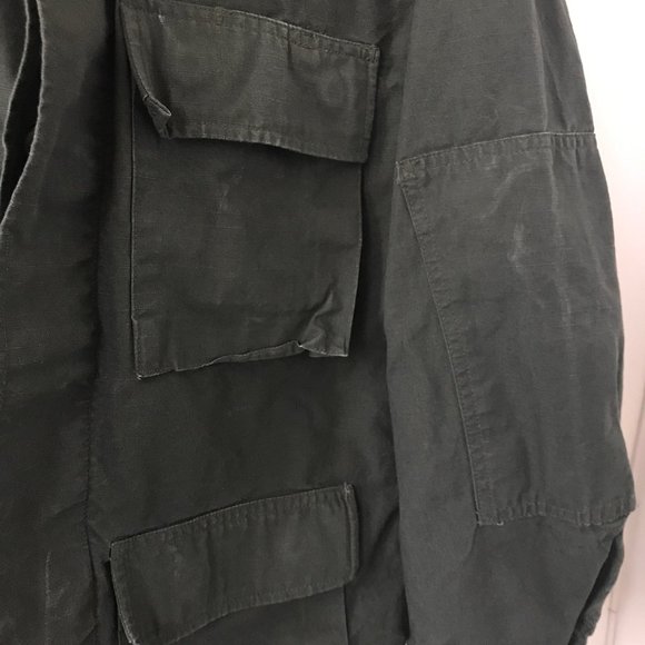 80s Nato Cotton Ripstop Field Shirt. Made in USA - Picture 6 of 10